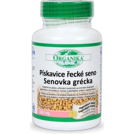 ORGANIKA Пажитник 1×60 капс, пищевая добавка: цены и характеристики