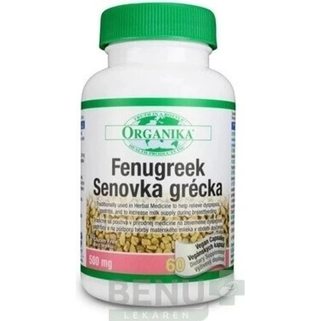 ORGANIKA Пажитник 1×60 капс, пищевая добавка: цены и характеристики