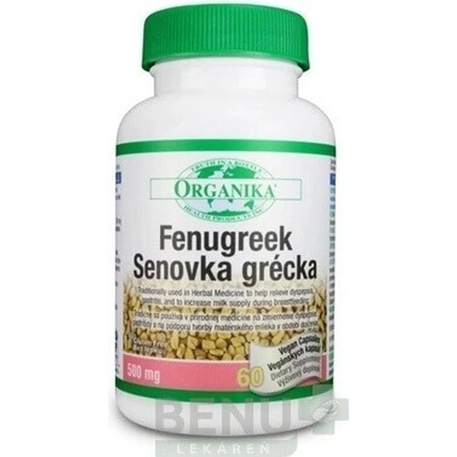 ORGANIKA Пажитник 1×60 капс, пищевая добавка: цены и характеристики
