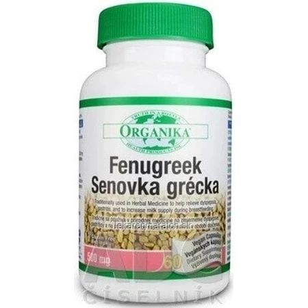ORGANIKA Пажитник 1×60 капс, пищевая добавка: цены и характеристики
