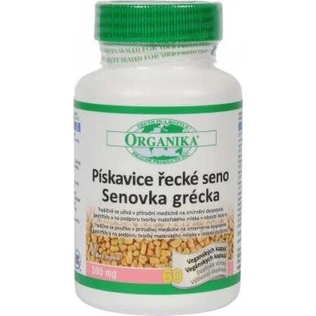 ORGANIKA Пажитник 1×60 капс, пищевая добавка: цены и характеристики