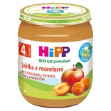 HiPP Owoce Bio, яблоки и абрикосы, после 4 месяцев, 125 г
