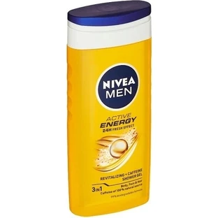 NIVEA Гель для душу чоловічий Активна енергія 1×250 мл, зволожує шкіру