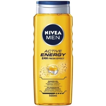 NIVEA Гель для душу чоловічий Активна енергія 1×250 мл, зволожує шкіру: ціни та характеристики