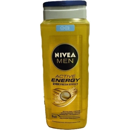 NIVEA Гель для душу чоловічий Активна енергія 1×250 мл, зволожує шкіру: ціни та характеристики