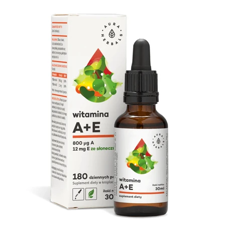 Aura Herbals Капли с витамином А + Е, 30 мл: цены и характеристики