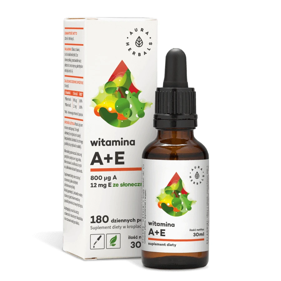 Aura Herbals Капли с витамином А + Е, 30 мл: цены и характеристики