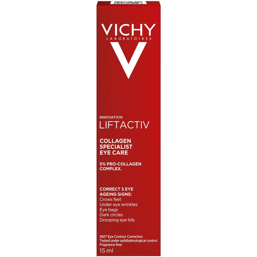 Vichy LiftActiv Collagen Спеціалізований догляд для шкіри навколо очей 15 мл: ціни та характеристики