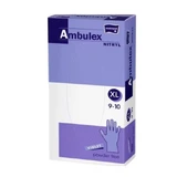Нитриловые неопудренные смотровые перчатки Extra Large, 100 штук, Ambulex