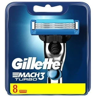 Сменные головки Gillette Mach3 Turbo 8 шт.