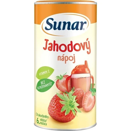 Растворимый напиток Sunar Клубника 1×200 г: цены и характеристики