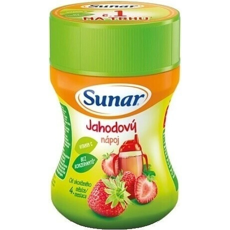 Растворимый напиток Sunar Клубника 1×200 г: цены и характеристики
