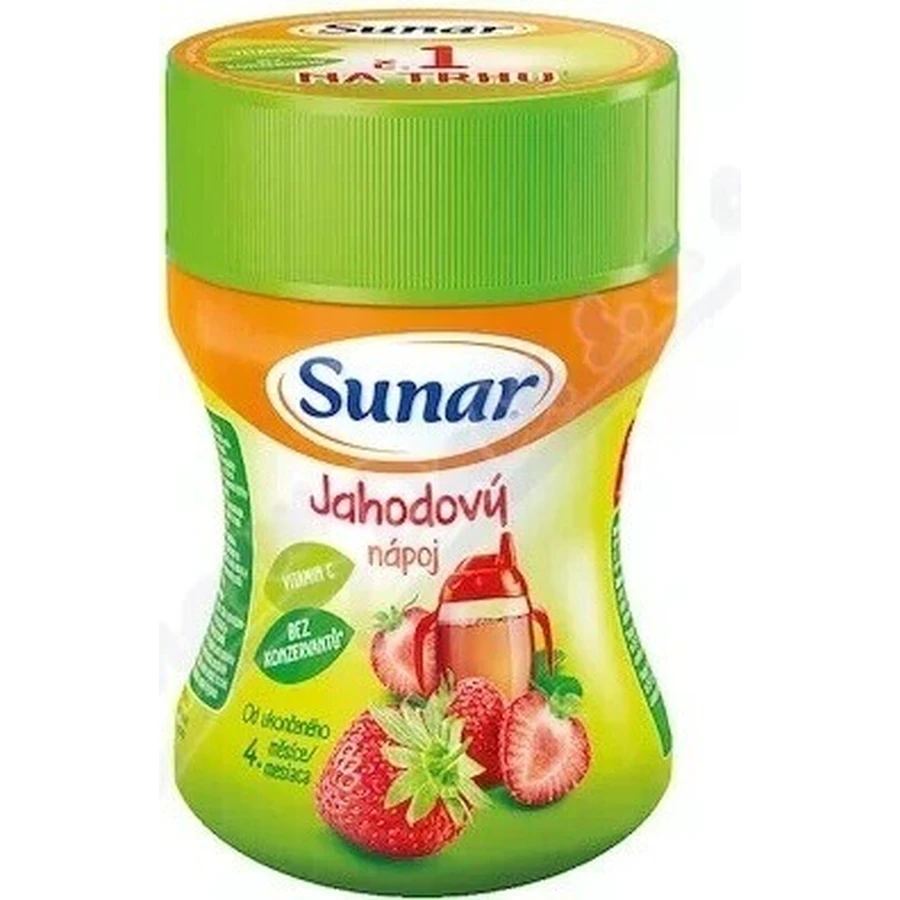 Растворимый напиток Sunar Клубника 1×200 г: цены и характеристики