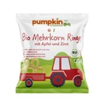 Натуральні органічні кільця з яблуком та корицею, 20 г, Pumpkin Organics