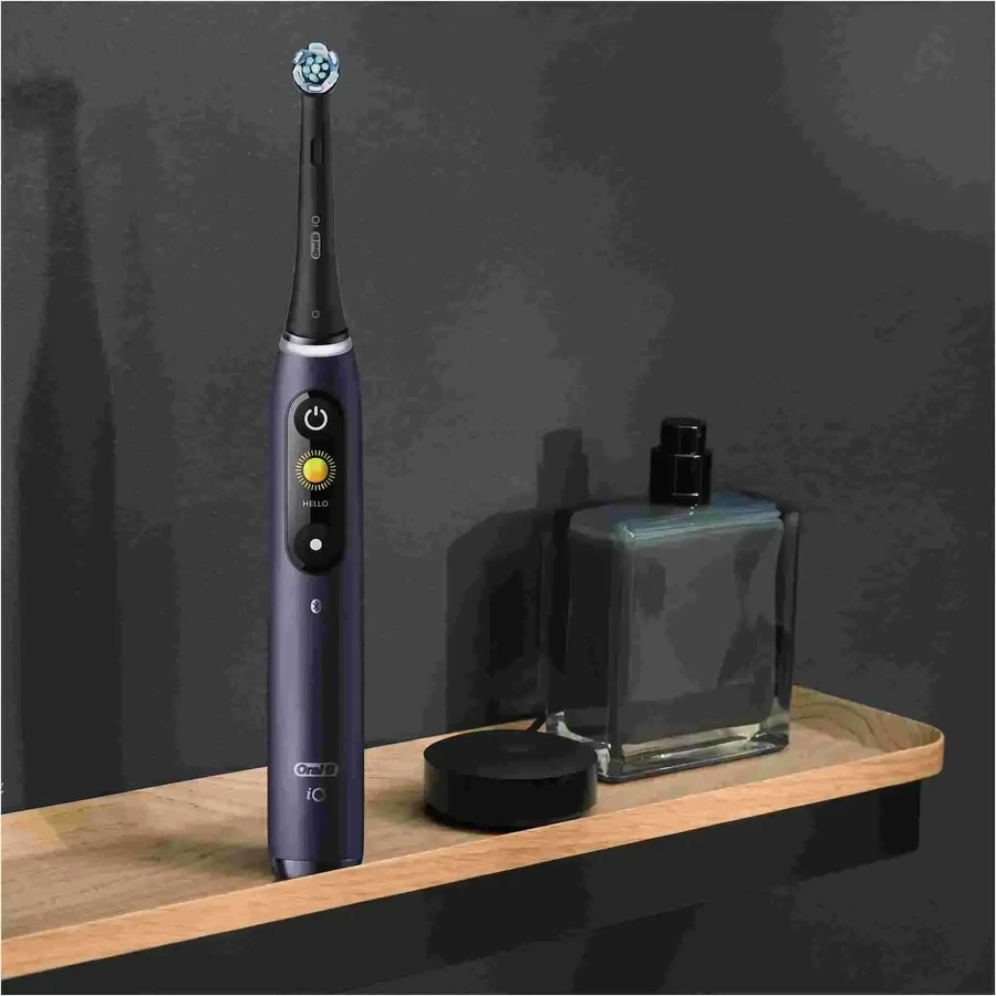 Oral B EK Duo iO Series 8 Black&White + вал для зубной щетки + дорожный футляр 1×1 набор, электронная зубная щетка: цены и характеристики