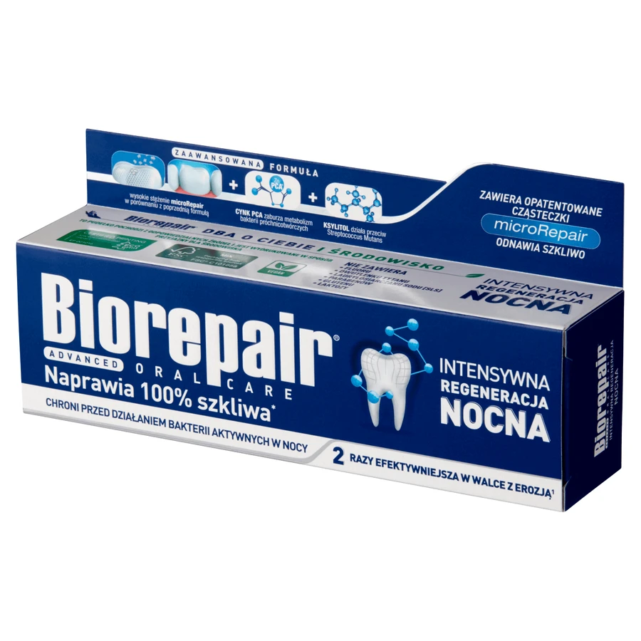 Зубна паста Biorepair Night, інтенсивна нічна регенерація, 75 мл: ціни та характеристики