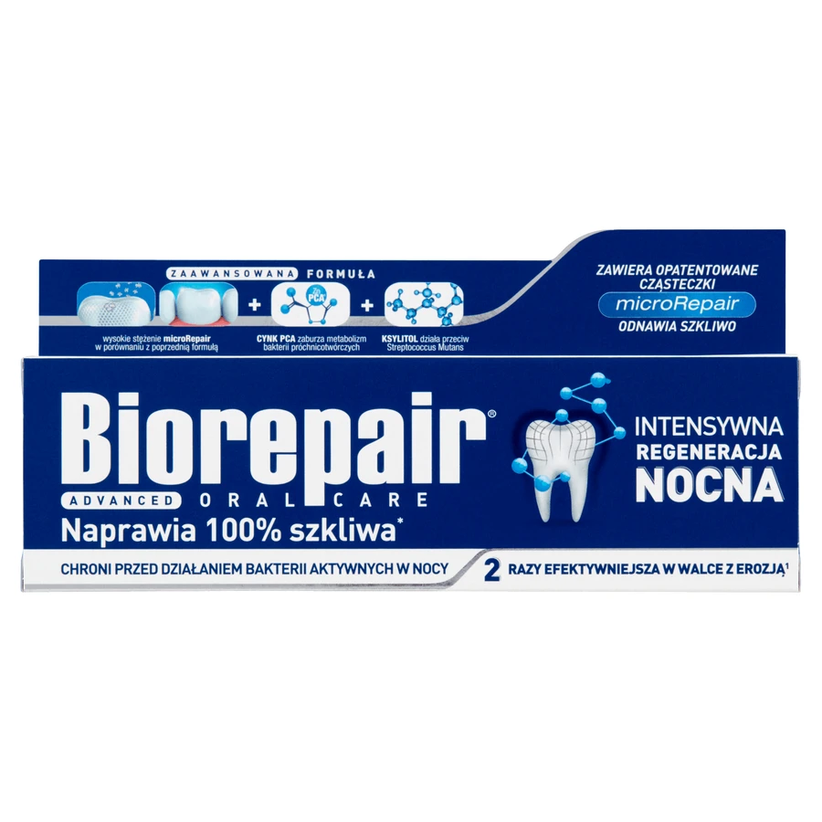 Зубна паста Biorepair Night, інтенсивна нічна регенерація, 75 мл: ціни та характеристики