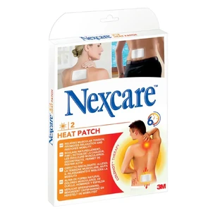 3M Nexcare HEAT PATCH, Теплий пластир [SelP] 1×2 шт, від м'язового болю
