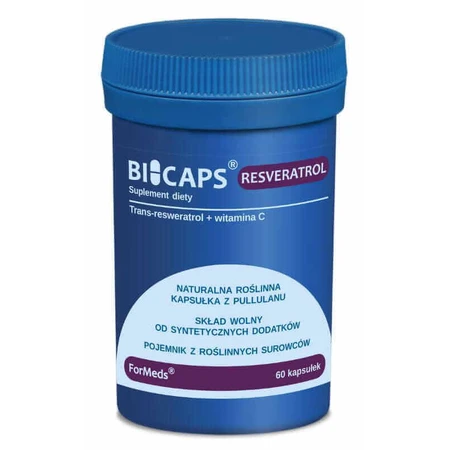 Bicaps Ресвератрол (100 мг) 60 капсул Formeds: цены и характеристики