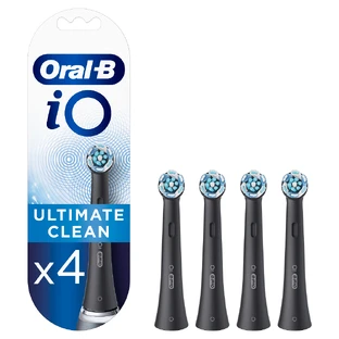 Электрическая зубная щетка iO Ultimate Clean, черная, 4 штуки, Oral-B
