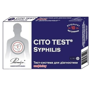 Тест-система Cito Test Syphilis иммунохроматографическая для диагностики сифилиса 