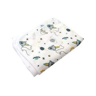 Одеяло Planete двойное муслиновое, 120x100 см, Baltic Bebe