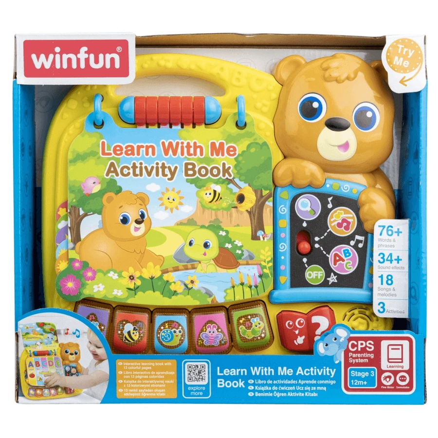 Буклет с заданиями, 12 месяцев+, Winfun: цены и характеристики