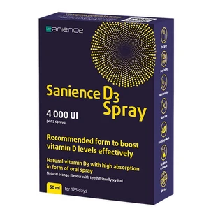 Sanience D3 Спрей 4000UI, 50 мл, Sanience