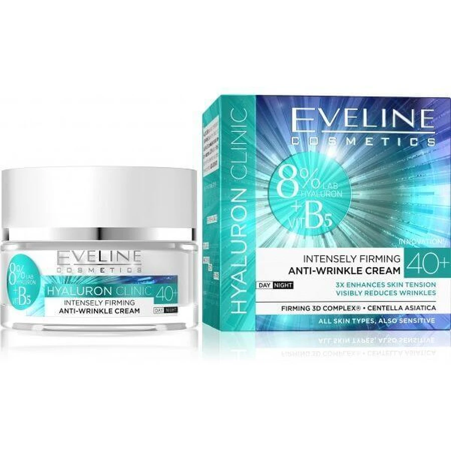 Eveline Hyaluron Expert Крем денний і нічний 40+, 50 мл: ціни та характеристики