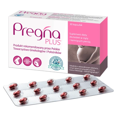 Pregna Plus, Прегна Плюс капсулы для беременных и кормящих грудью, №30: цены и характеристики