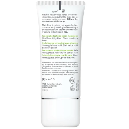 Bioderma Sebium Sebium Mattifying Moisturising Fluid Mat Control, 30 мл: цены и характеристики