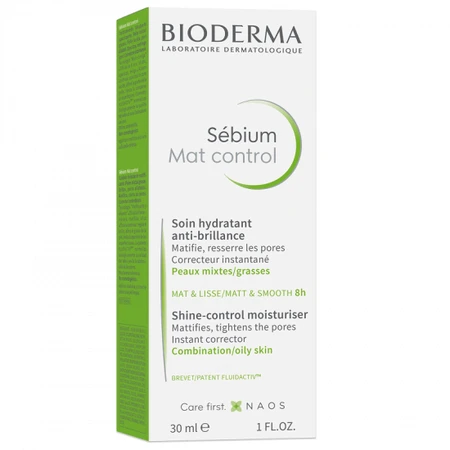 Bioderma Sebium Sebium Mattifying Moisturising Fluid Mat Control, 30 мл: цены и характеристики