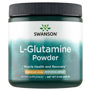 Swanson AjiPure L-Glutamine Powder, L-глютамин, 340 г