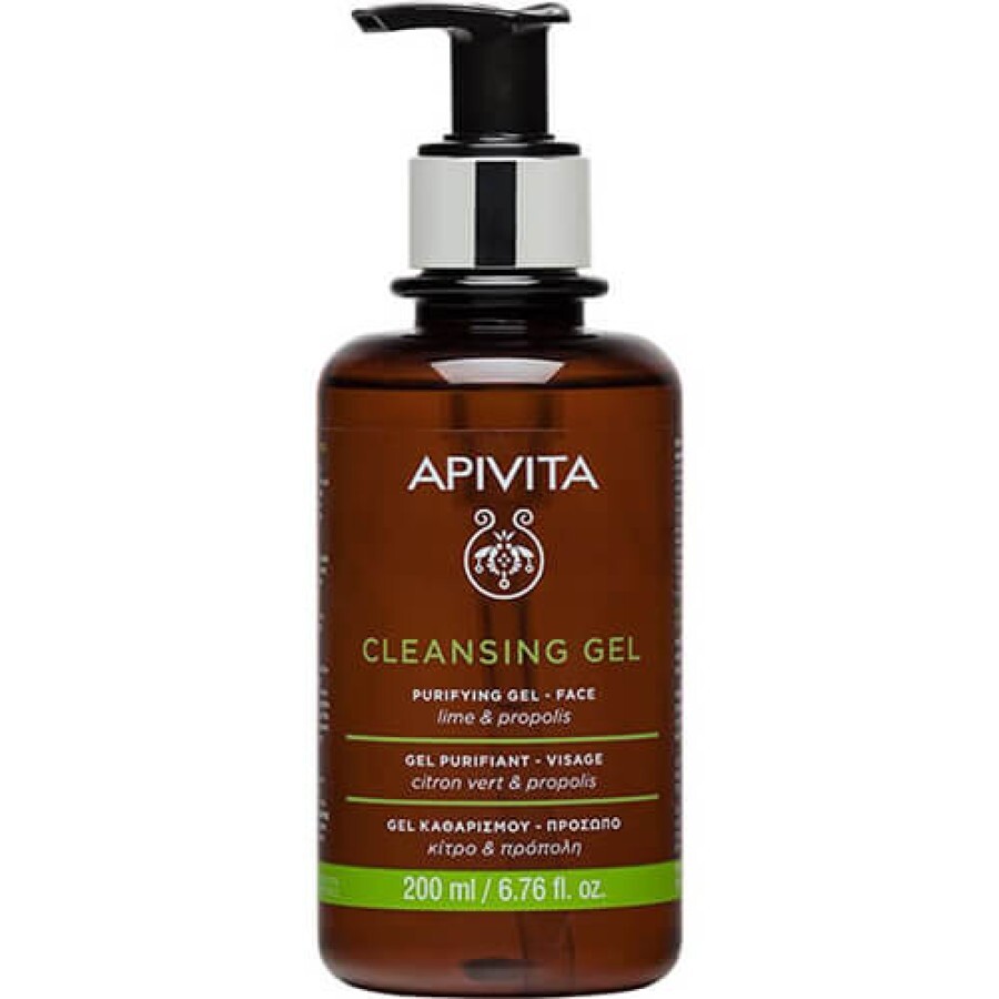Гель для умывания Apivita Cleansing для жирной кожи с прополисом и цитрусом, 200 мл: цены и характеристики