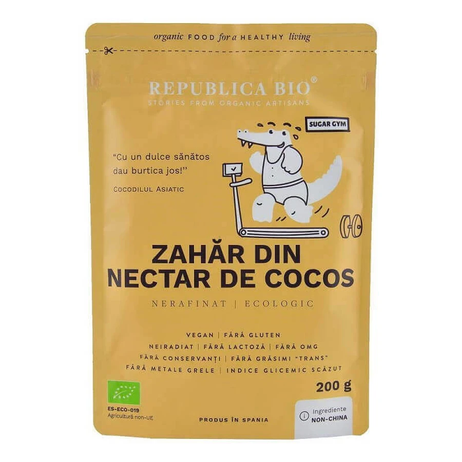 Кокосовый нектар сахарный Эко, 200 гр, Organic Republic: цены и характеристики