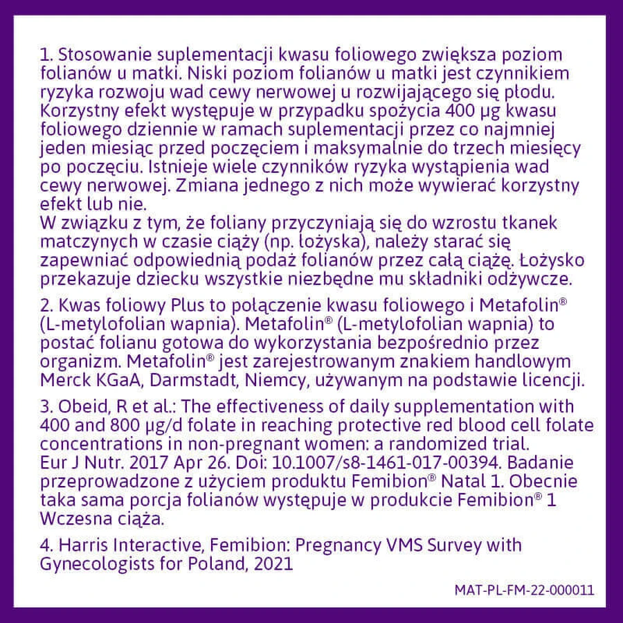 Фемібіон 1 на ранніх термінах вагітності, 28 таблеток: ціни та характеристики