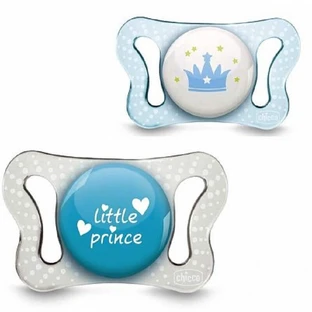 Пустышка голубая Physio Micro 2 шт, 0-2 месяца, Chicco