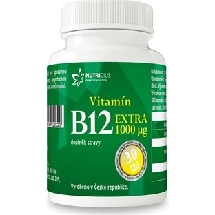 NUTRICIUS Витамин B12 EXTRA 1000 г 1×30 табл, витамин B12