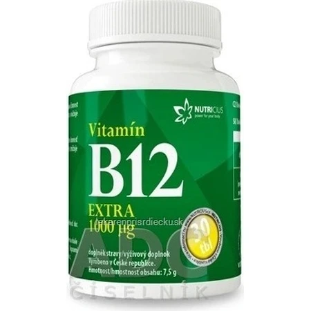 NUTRICIUS Витамин B12 EXTRA 1000 г 1×30 табл, витамин B12: цены и характеристики
