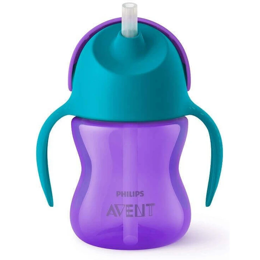 Philips Avent Чашка з соломинкою від 9 місяців з ручками для дівчаток 200 мл: ціни та характеристики