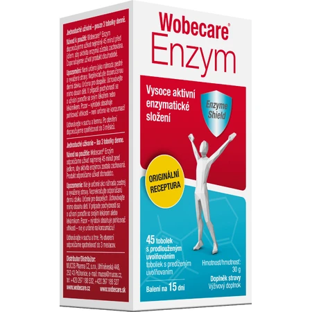 Wobecare Enzyme 45 капсул: ціни та характеристики