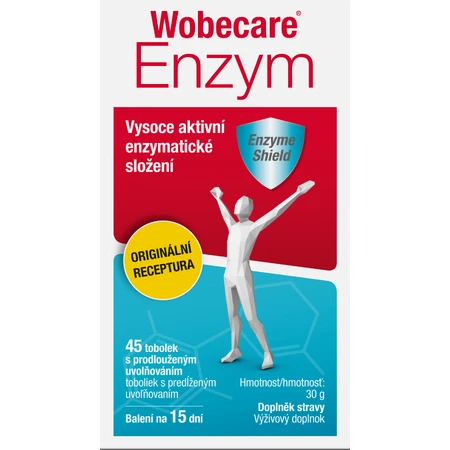 Wobecare Enzyme 45 капсул: ціни та характеристики
