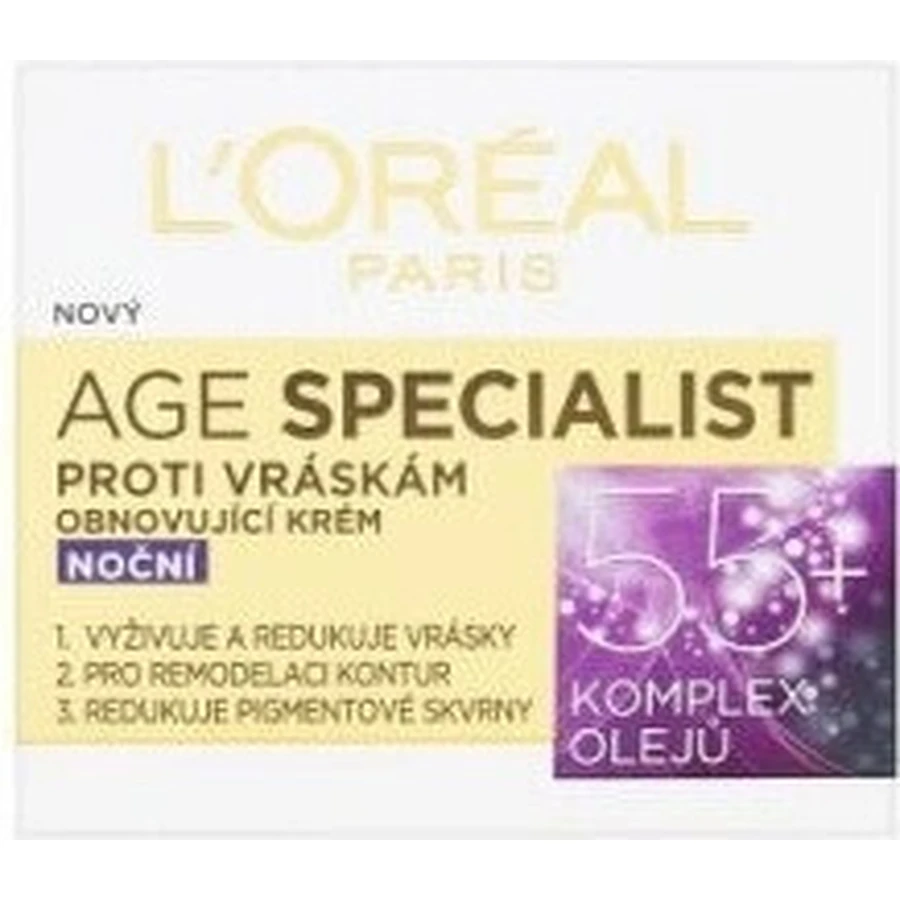 L´OREAL AGE SPECIALIST 55+ NON-GLOSS 1х50 мл, крем против морщин: цены и характеристики