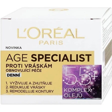 L´OREAL AGE SPECIALIST 55+ NON-GLOSS 1х50 мл, крем против морщин: цены и характеристики