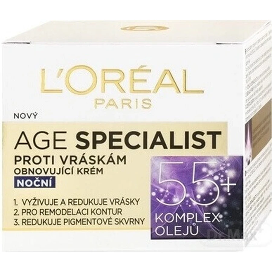 L´OREAL AGE SPECIALIST 55+ NON-GLOSS 1х50 мл, крем против морщин: цены и характеристики