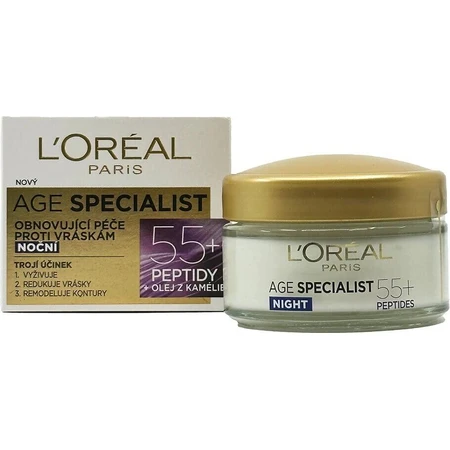 L´OREAL AGE SPECIALIST 55+ NON-GLOSS 1х50 мл, крем против морщин: цены и характеристики