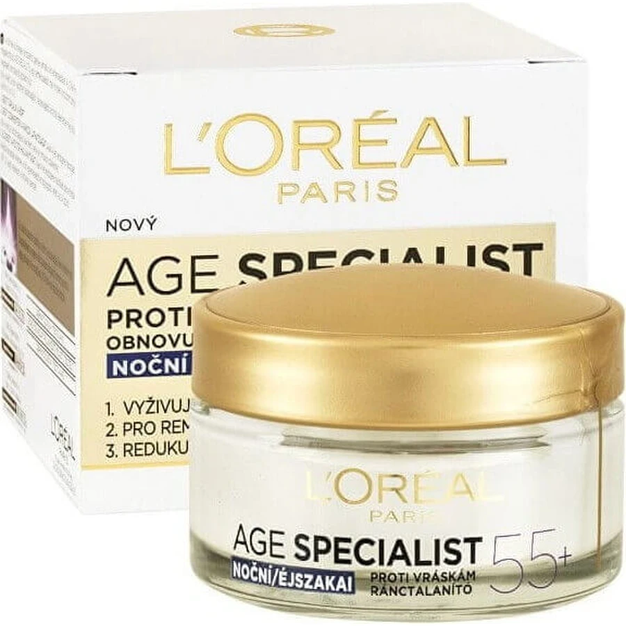L´OREAL AGE SPECIALIST 55+ NON-GLOSS 1х50 мл, крем против морщин: цены и характеристики