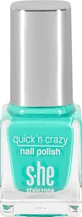 S-he color&style Лак для нігтів Quick'n crazy 323/800, 6 мл
