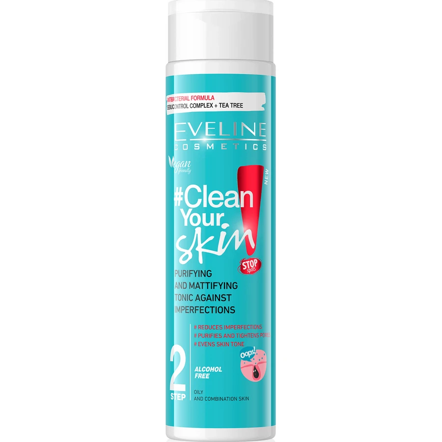 Eveline Pure Control SOS Очищающий тоник 200 мл: цены и характеристики