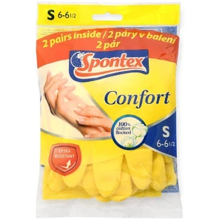 Перчатки Spontex Confort размер. S, 2 x 2 шт.